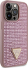 Husë telefoni Guess GUHCP14LHDGTPP për iPhone 14 Pro, hardcase me rhinestone, rozë