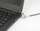 Bravë laptopi Manhattan Nano, kabllo çeliku 1.8m, me çelësa, metalike