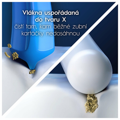 Kokat zëvendësuese për brushën Oral-B Pro Cross Action, 8 copë