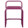 Stol alumini HomeMarkt INTREPID HM6326.05, 40x38x55 cm, vjollcë