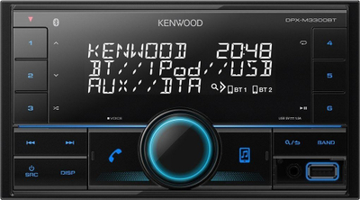 Radio veture Kenwood DPX-M3300BT, 2DIN, Bluetooth USB, i zi