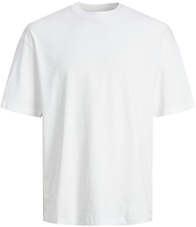 Bluzë për meshkuj Jack&Jones PLUS, e bardhë