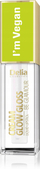 Lip gloss Delia Cosmetics I'm Vegan Totally Crystal, vegan, 5ml, transparent