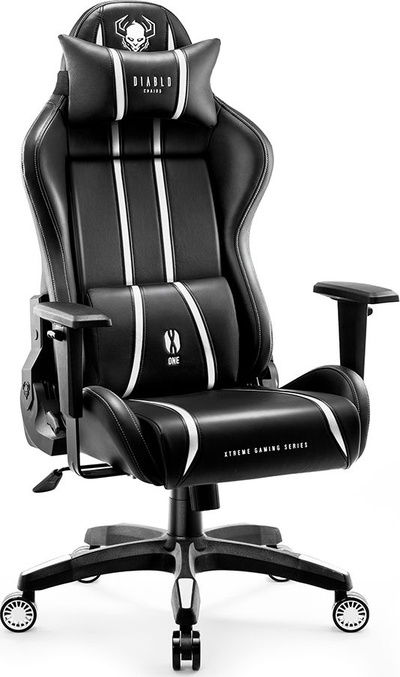 Karrige gaming Diablo Chairs X-ONE 2.0 KING, e bardhë / e zezë