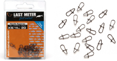 Kapëse peshkimi Savage Gear Needle Eggsnap XS, 16 kg, pako me 20 copë, metalike