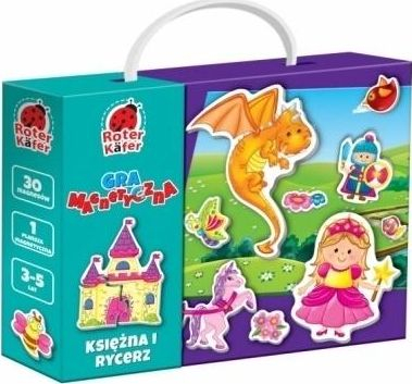 Loja magnetike me figura, Princess And Knight, edukative, plot ngjyra
