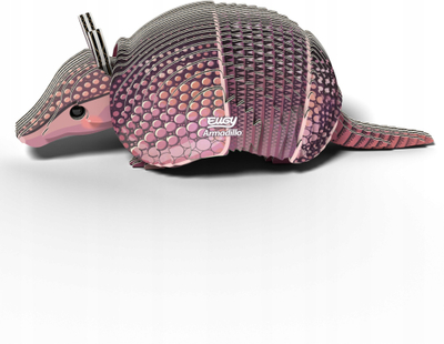 Puzzle 3D kartoni EUGY Armadillo, model për zbukurim, me ngjyra plot