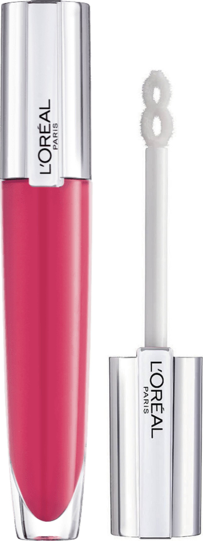 Lip gloss L’Oreal Paris Brilliant Signature Plump In Gloss 408 I Accentuate, efekt plump, shkëlqim i fortë
