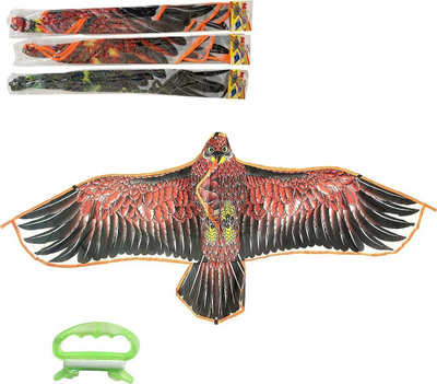 Fluturë për fëmijë Gazelo Bird Eagle 120 cm, dorezë ergonomike, shumëngjyrëshe