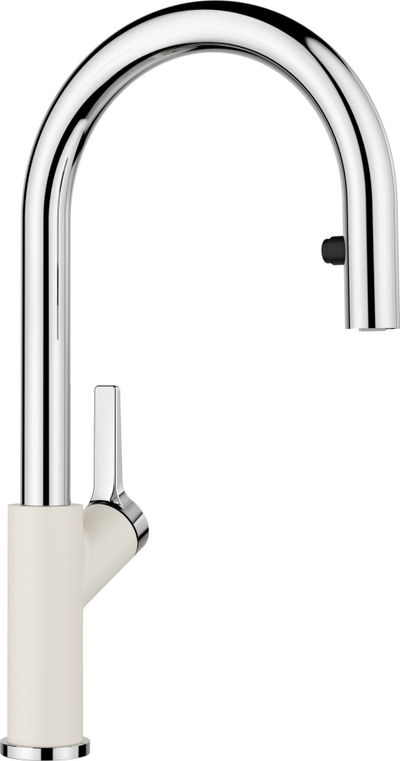 Bateri kuzhine Blanco CARENA S Vario, dush i tërheqshëm, dy lloje rryme uji, inox
