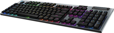 Tastierë për lojëra Logitech G915 X LIGHTSPEED, wireless, profil i ulët, e zezë