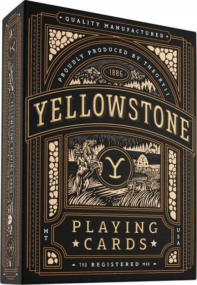 Karta loje Theory11 Yellowstone, set koleksionues, dizajn premium
