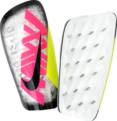 Mburoja futbolli Nike Mercurial Lite 25, me mbajtëse elastike, e lehtë, shumëngjyrëshe