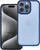 Kopertinë Variete për iPhone 15 Pro Max, silikon TPU, mbrojtje kamerash, blu navy