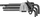 Set çelsash imbus Teng Tools 1499AF, 9 copë, kokë sferike, AF