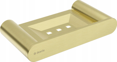 Set dispenzeri dhe pjate sapuni Deante, për mur, inox, i argjendtë