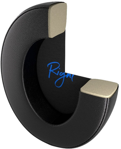 Перници за замена за слушалки Niceboy Earpads Leather, мемориска пена, PU кожа, црни