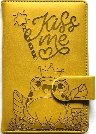 Fletore për kalamaj A6 Plain Frog, faqe të bardha, me bretkosë te kopertina