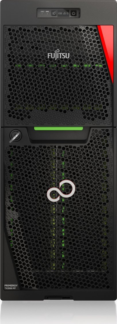 Server tower Fujitsu PRIMERGY TX2550 M7, Intel Xeon Gold 6334 3.6GHz, DDR5, i zi