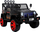 Makina elektrike për kalamaj Raptor Drifter 4x4 Flames, 12V, me pult, e kuqe