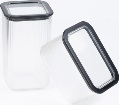 Enë ruajtëse BranQ Neroli, plastike BPA free, 2.33L, e tejdukshme