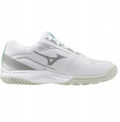 Atlete për kalamaj Mizuno Cyclone Speed 5 Jr, për sallë sporti, të bardha