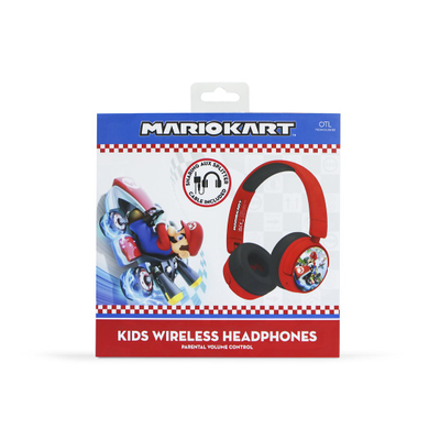 Слушалки OTL Technologies Mario Kart Wireless, црвени