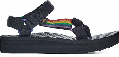 Sandale Teva Midform Universal Pride, platformë e mesme, rripa tekstil, shumëngjyrëshe