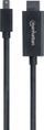Kabllo HDMI Manhattan me Mini DisplayPort, 1.8m, e zezë