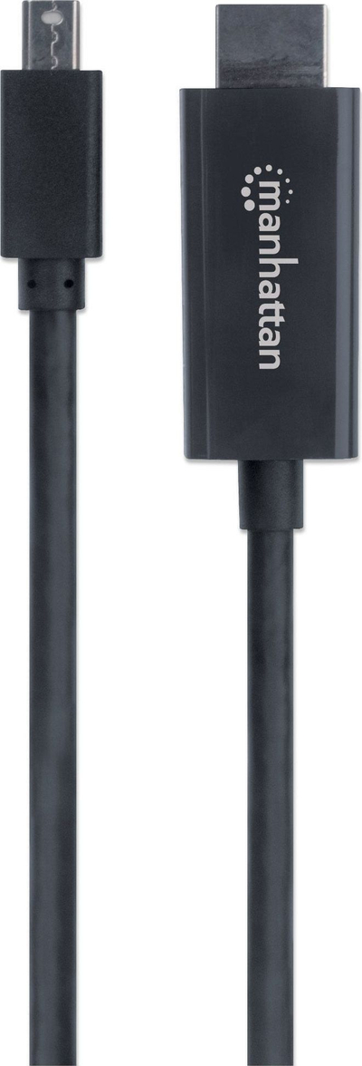 Kabllo HDMI Manhattan me Mini DisplayPort, 1.8m, e zezë