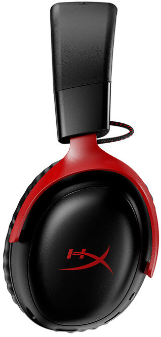 Kufje HyperX Cloud III Wireless, të zeza/ kuqe