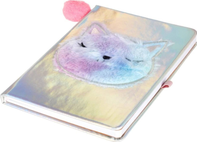 Fletore Starpak Holographic Cat, format A5, me vija, shumëngjyrëshe