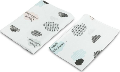 Set mbulesash krevati Sensillo Clouds, 2 pjesë, 100x135 cm, shumëngjyrësh