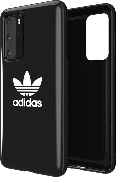Mbrojtëse Adidas Snap Trefoil FW20 për Huawei P40, e zezë