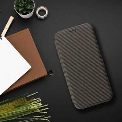 Заштитна фолио навлака со магнет за телефон Xiaomi Redmi Note 14 5G, кафеава