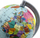 Глобус политички Европа Globe 70, дијаметар 70mm, пластика, многуобоен