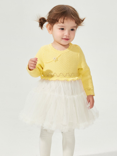 Fustani Little Sunshine - Yellow ️