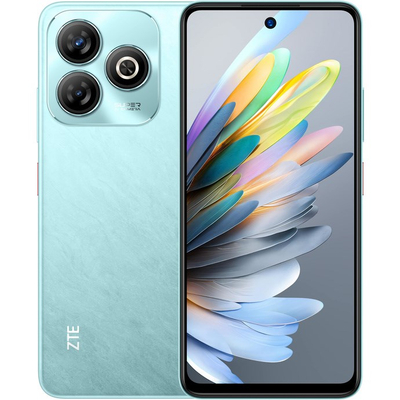 Telefoni ZTE Blade A75, ekran i madh, bateri që mban, jeshil