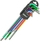 Set çelësa torx Dedra, ekstra të gjatë, 9 copë, T10 T50, S2, me ngjyra