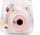 Kuti mbrojtëse LoveInstant për Fujifilm Instax Mini 11, plastike e tejdukshme, me shkëlqyesa rozë