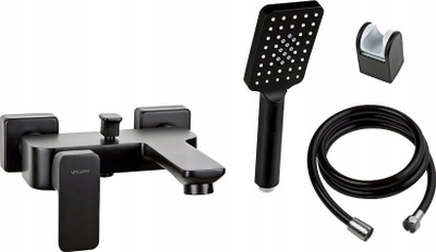 Rubinet vaskë Valvex Loft Black, përzierës qeramik, i zi matte