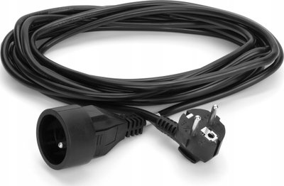 Zgjatës elektrik Montis, 1 prizë, 16A, 1.5m, i zi