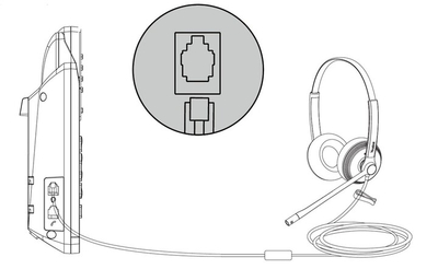 Слушалки YEALINK YHS36, Mono