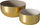 Set enësh dekorative Boltze Gold, 2 copë, ari mat