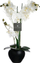 Декоративно цвете орхидеја Atmosphera Orchid, 53 cm, во црна вазна