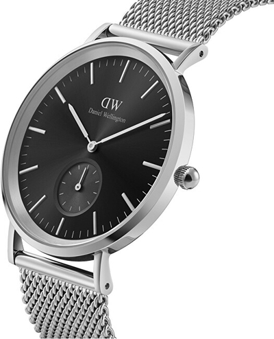 Orë dore për meshkuj Daniel Wellington hDW518, e argjendtë