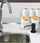 Dispenser për lavaman AG932, 300 ml, vendoset te lavamani, i zi