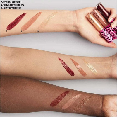 Set lipgloss MAC Tiny Tricks Lipglass Trio, 3 copë, mini, ngjyra të ndryshme