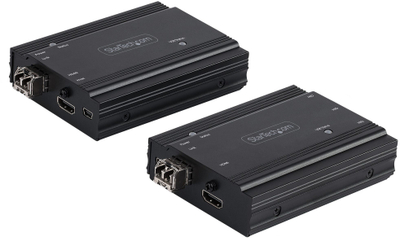 Zgjatues KVM StarTech SV565FXHD4KU, HDMI 4K, fibër optike, i zi