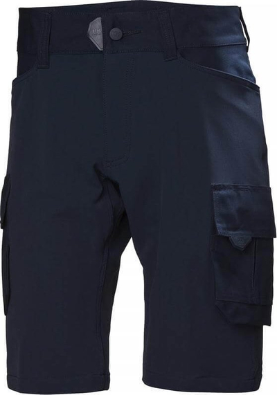 Pantallona të shkurtra pune Helly Hansen Chelsea Evolution, me 4-way stretch, me xhepa cargo, blu navy